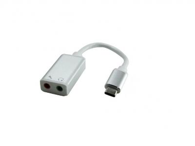 USB Type-C To Audio 3.5mm+MIC Adapter